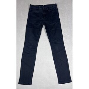Gap True Skinny Jeans Womens 26S Black Denim Mid Rise Stretch Pants 6969